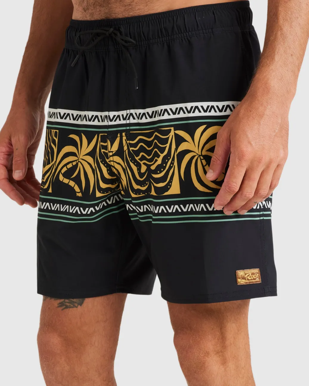 RVCA Boardshorts / Trunks|16"-17" Outseam>FRONDS DIVIDE ELASTIC