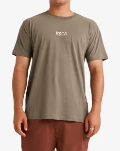 RVCA Tees / Tanks>FRONDS SHORT SLEEVE TEE