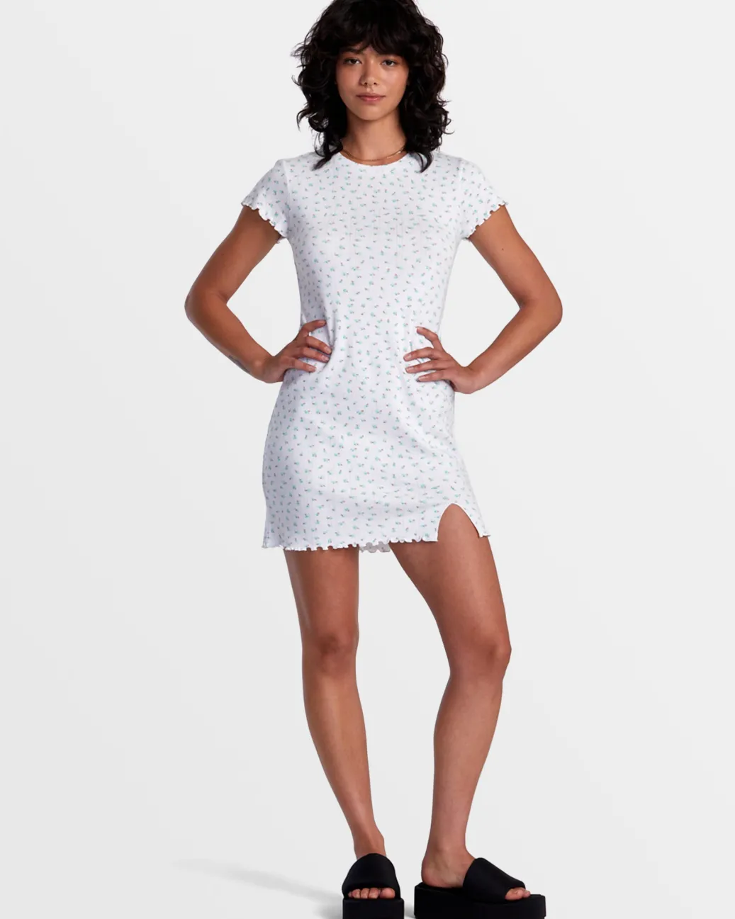 Women RVCA Dresses / Rompers>GIT IT SLIM MINI DRESS