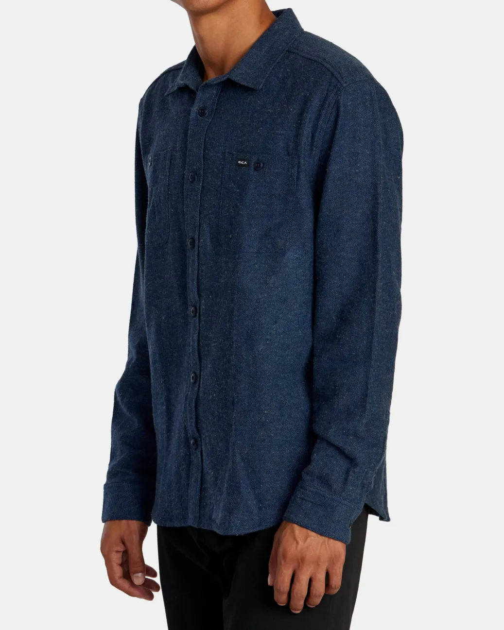 RVCA Shirts / Flannels>HARVEST NEPS LONG SLEEVE FLANNEL SHIRT