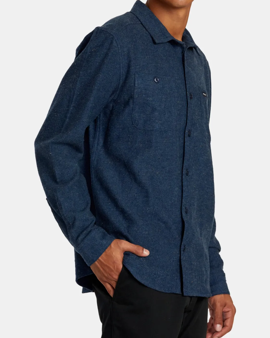 RVCA Shirts / Flannels>HARVEST NEPS LONG SLEEVE FLANNEL SHIRT