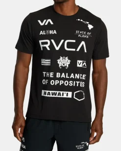 RVCA Workout Shirts|Tees / Tanks>HAWAII ALL BRAND SPORT TECH TEE