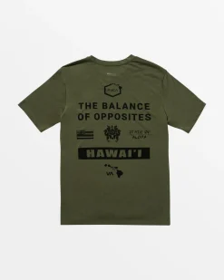 RVCA Workout Shirts|Tees / Tanks>HAWAII ALL BRAND SPORT TECH TEE