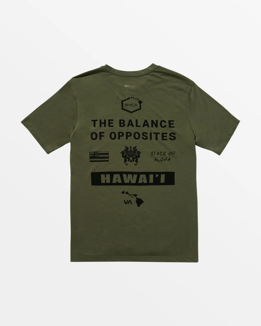RVCA Workout Shirts|Tees / Tanks>HAWAII ALL BRAND SPORT TECH TEE