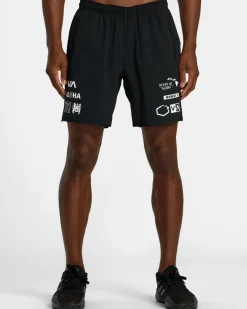 RVCA Shorts / Hybrids>HAWAII ALL BRAND YOGGER STRETCH 17" SHORTS