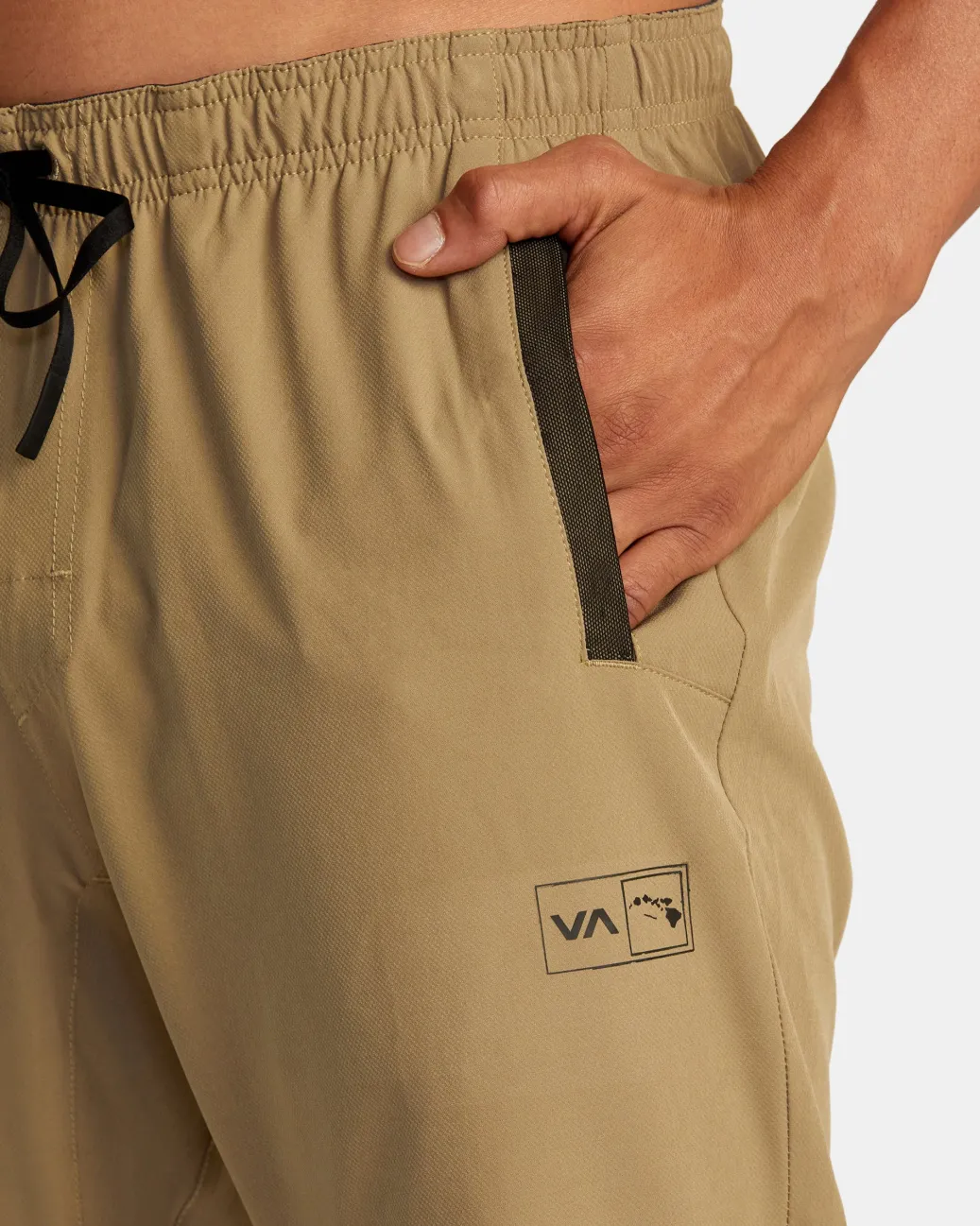 RVCA Pants>HAWAII ELASTIC WAIST YOGGER PANTS