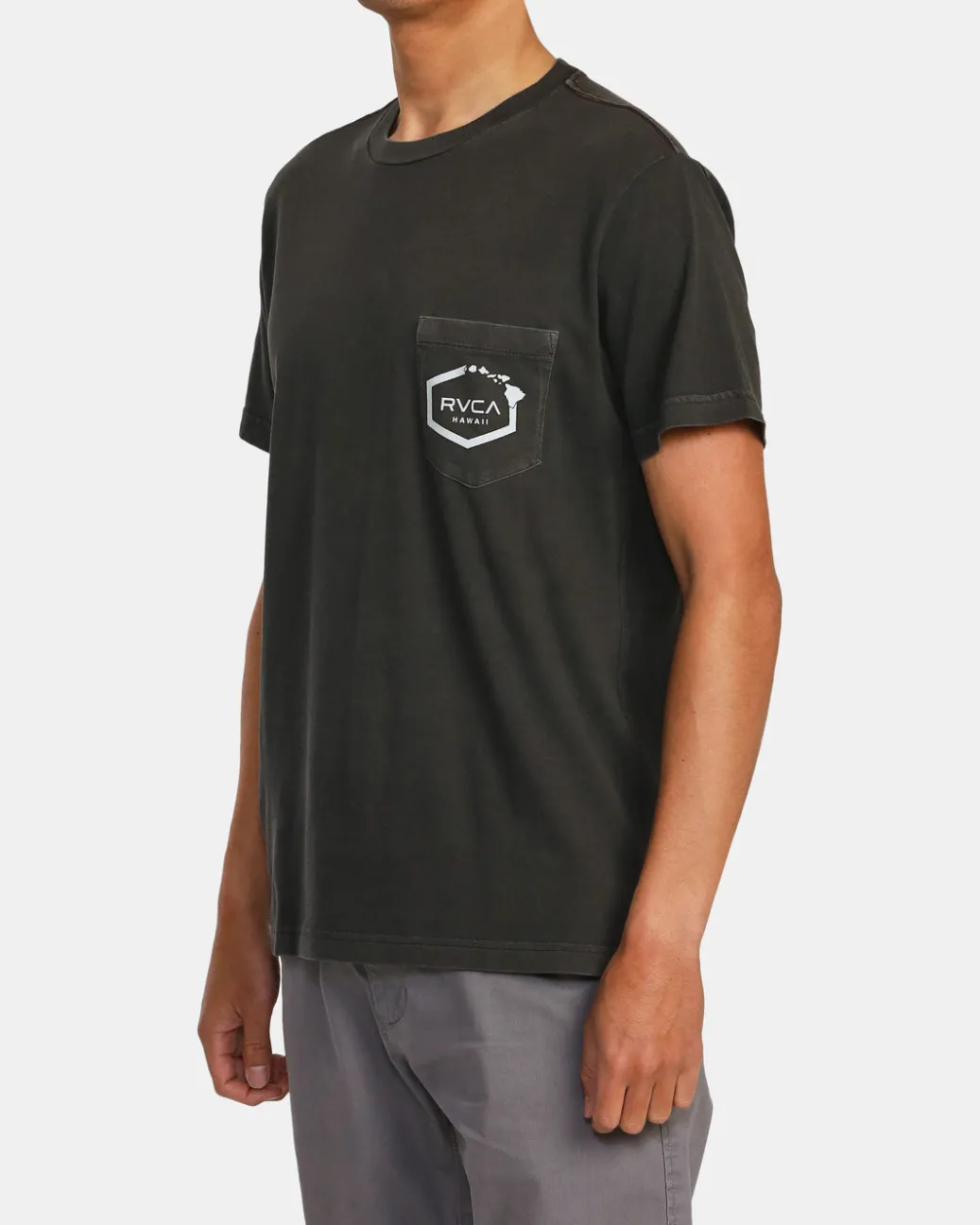 RVCA Tees / Tanks>HAWAII ISLAND HEX POCKET TEE