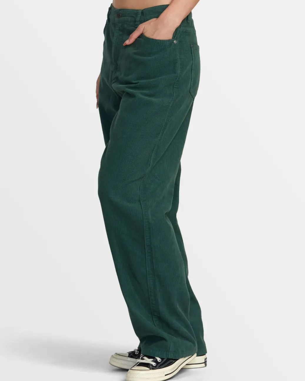 Women RVCA Pants>HERITAGE CORDUROY WIDE LEG PANTS