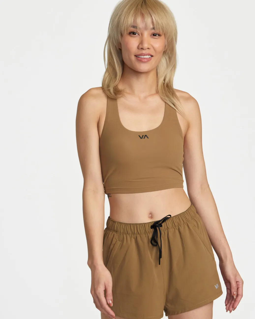 Women RVCA Workout Tops|Sport Bras>HIGH IMPACT TANK