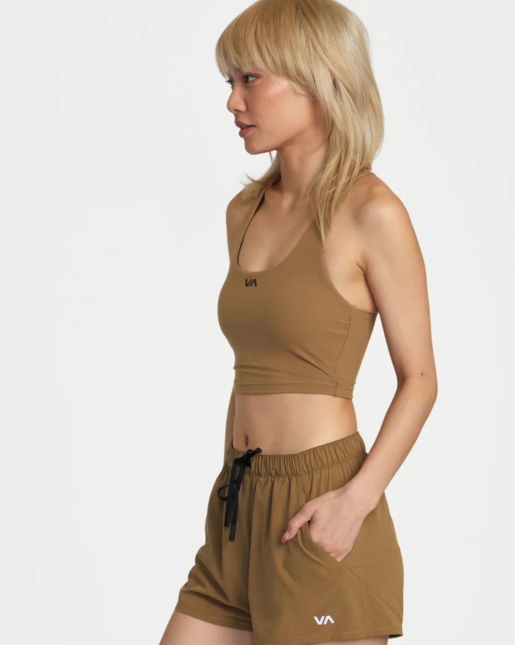 Women RVCA Workout Tops|Sport Bras>HIGH IMPACT TANK