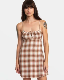 Women RVCA Dresses / Rompers>HILLSIDE MINI DRESS