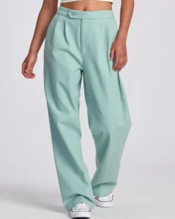Women RVCA Pants>HUDSON WIDE LEG PANTS