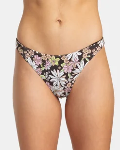 Women RVCA Bikini Bottoms|Bikini Bottoms>LEMONADE MEDIUM BIKINI BOTTOMS