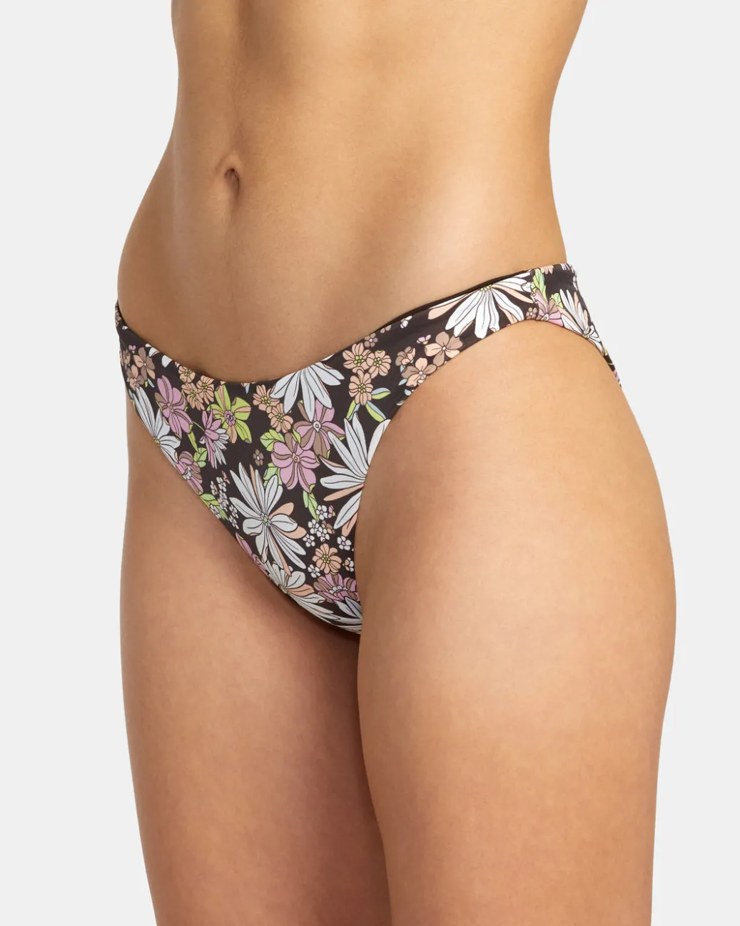 Women RVCA Bikini Bottoms|Bikini Bottoms>LEMONADE MEDIUM BIKINI BOTTOMS