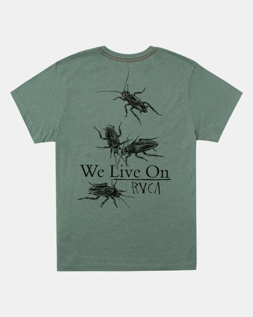 RVCA Tees / Tanks>LIVE ON TEE