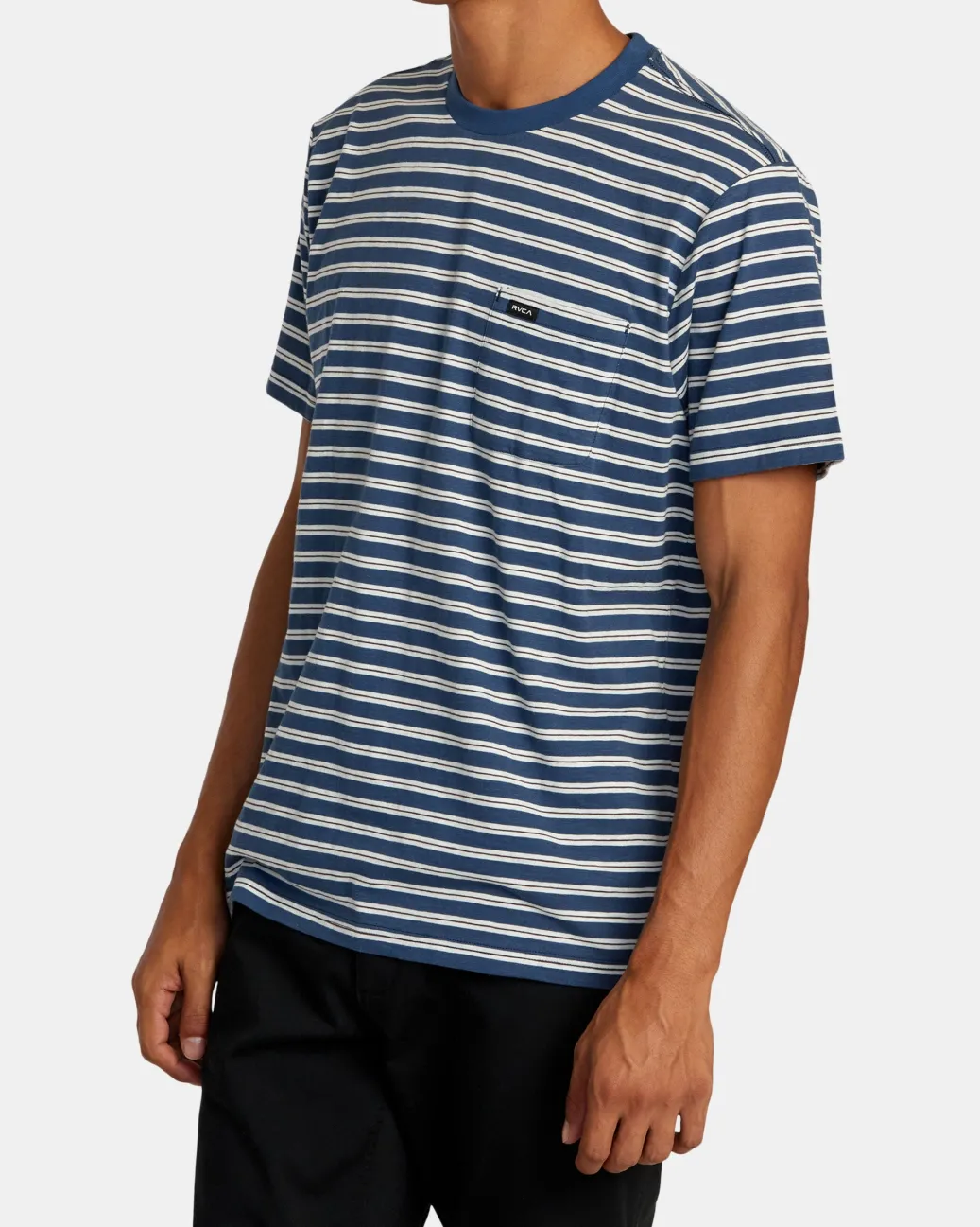 RVCA Tees / Tanks>MAGNOLIA CREW SHORT SLEEVE KNIT