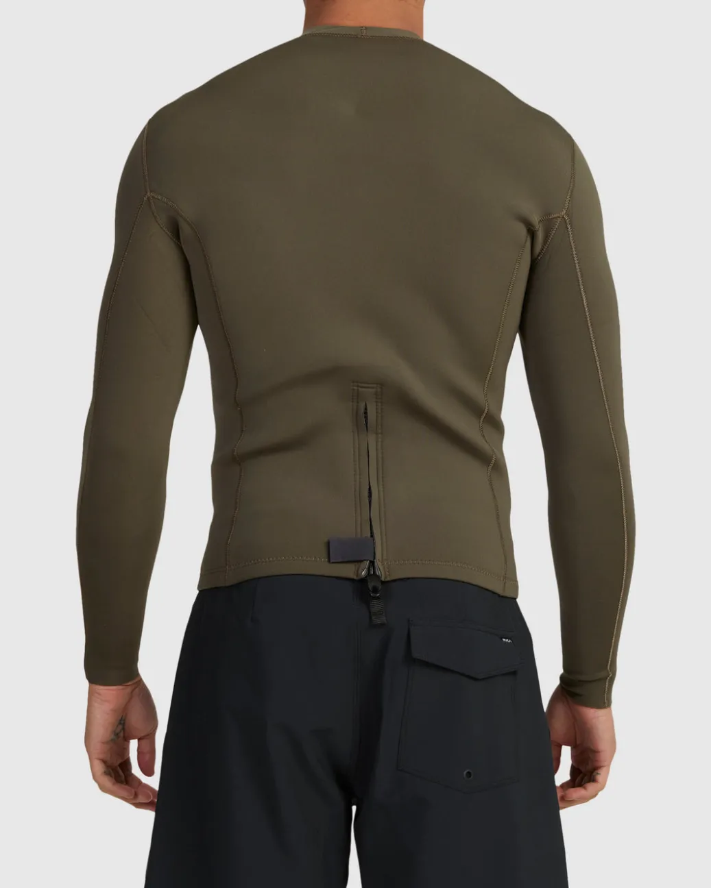 RVCA Neoprene Tops>2MM BALANCE BACK ZIP WETSUIT JACKET