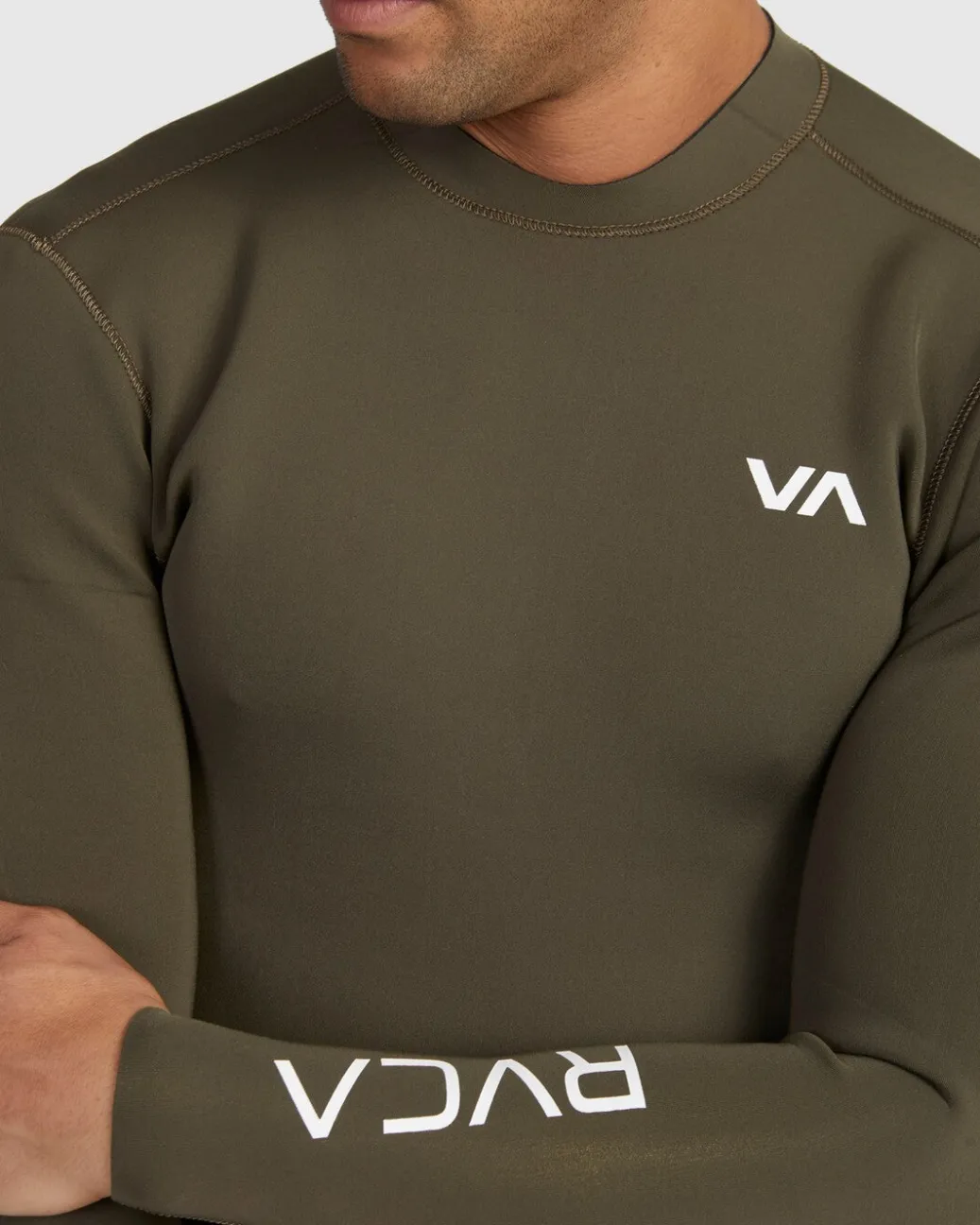 RVCA Neoprene Tops>2MM BALANCE BACK ZIP WETSUIT JACKET