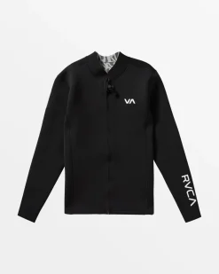 RVCA Neoprene Tops>2MM BALANCE FRONT ZIP WETSUIT JACKET