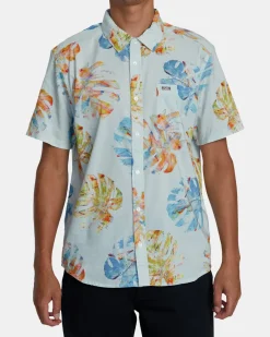 RVCA Shirts / Flannels>OBLOW HAWAII SHORT SLEEVE SHIRT