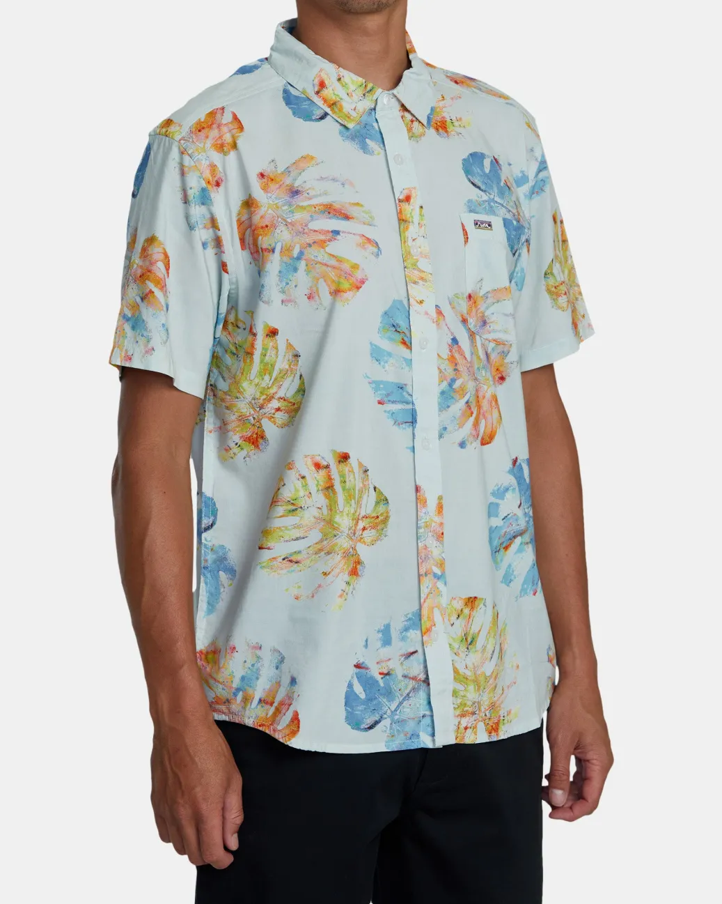 RVCA Shirts / Flannels>OBLOW HAWAII SHORT SLEEVE SHIRT