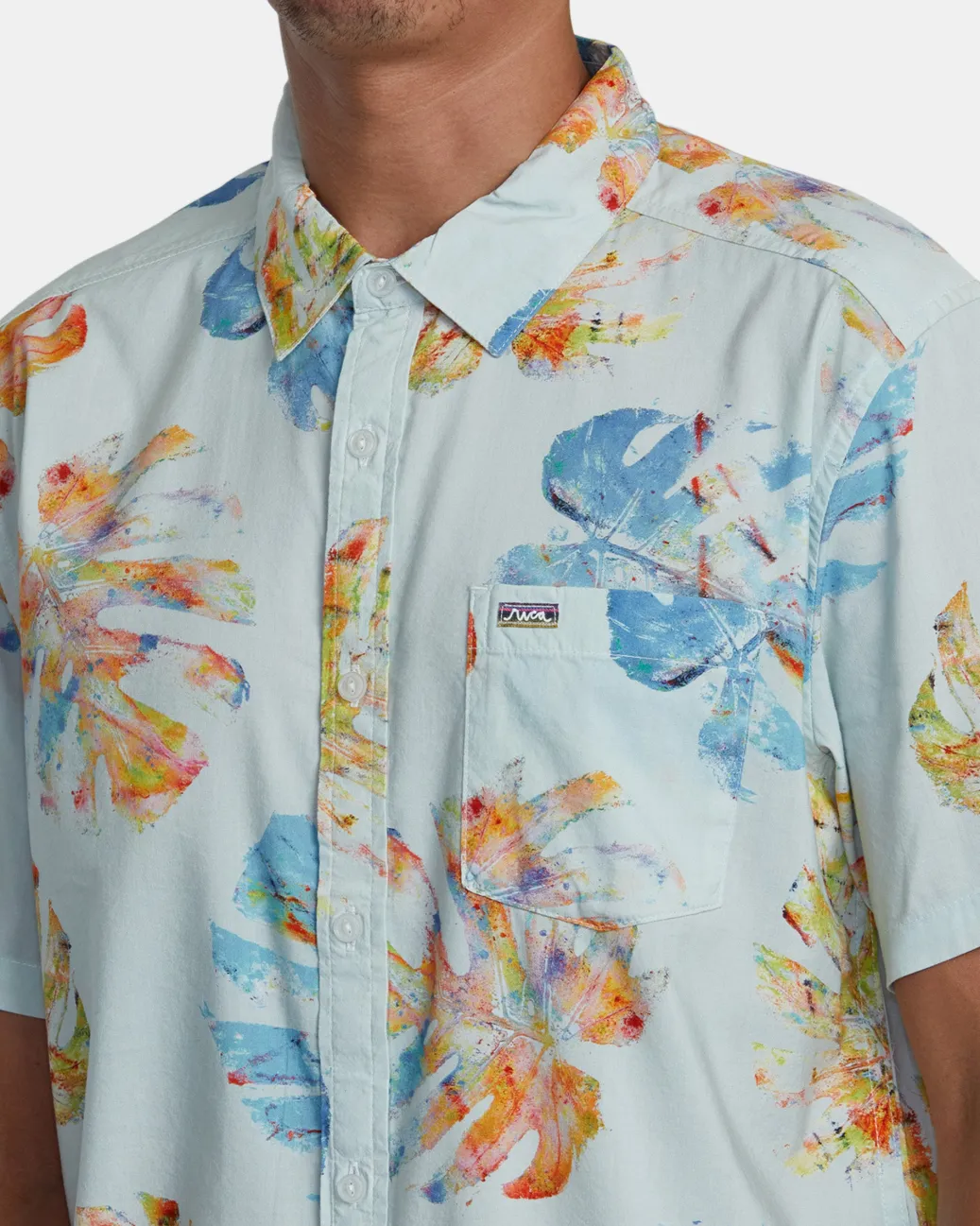 RVCA Shirts / Flannels>OBLOW HAWAII SHORT SLEEVE SHIRT