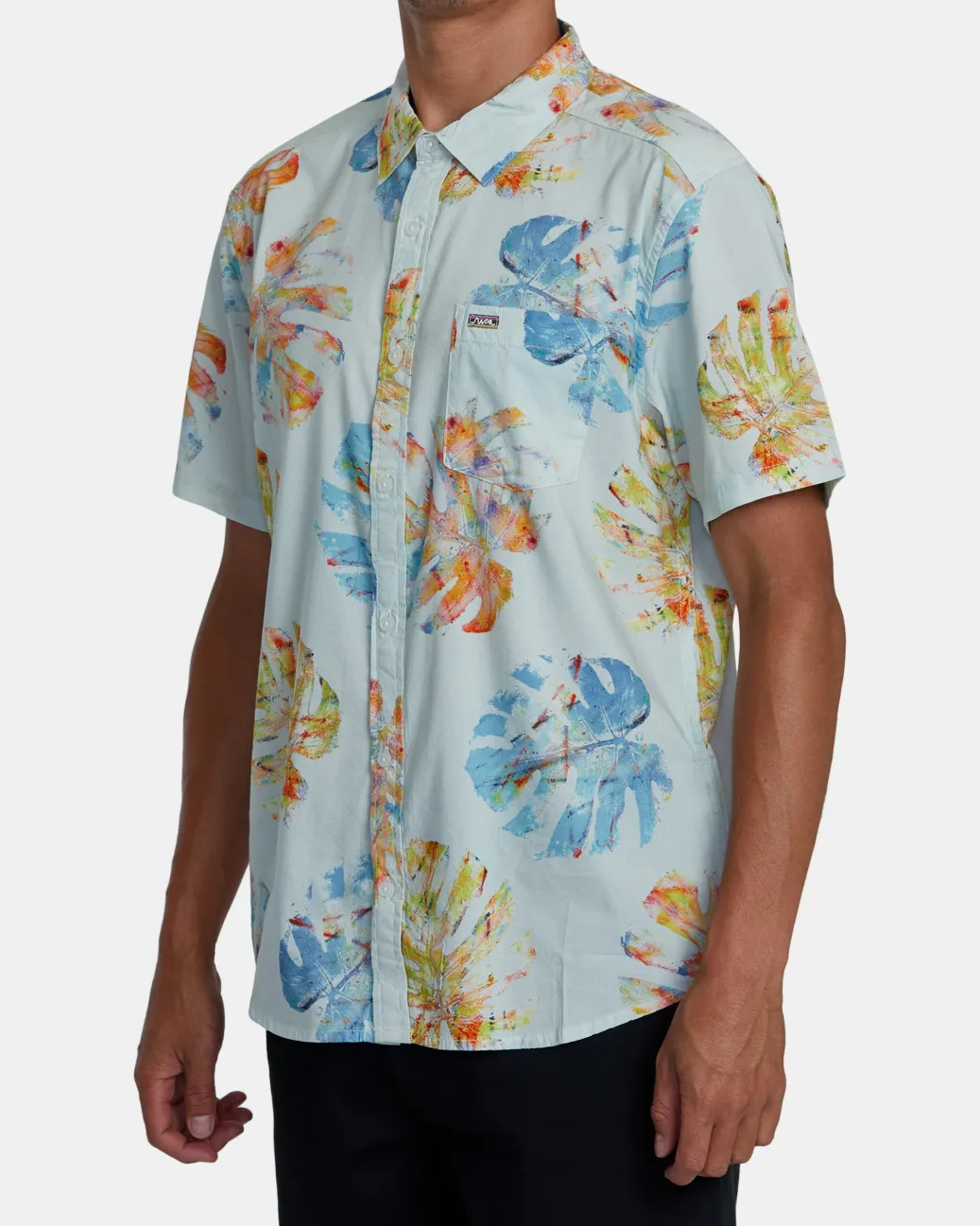 RVCA Shirts / Flannels>OBLOW HAWAII SHORT SLEEVE SHIRT