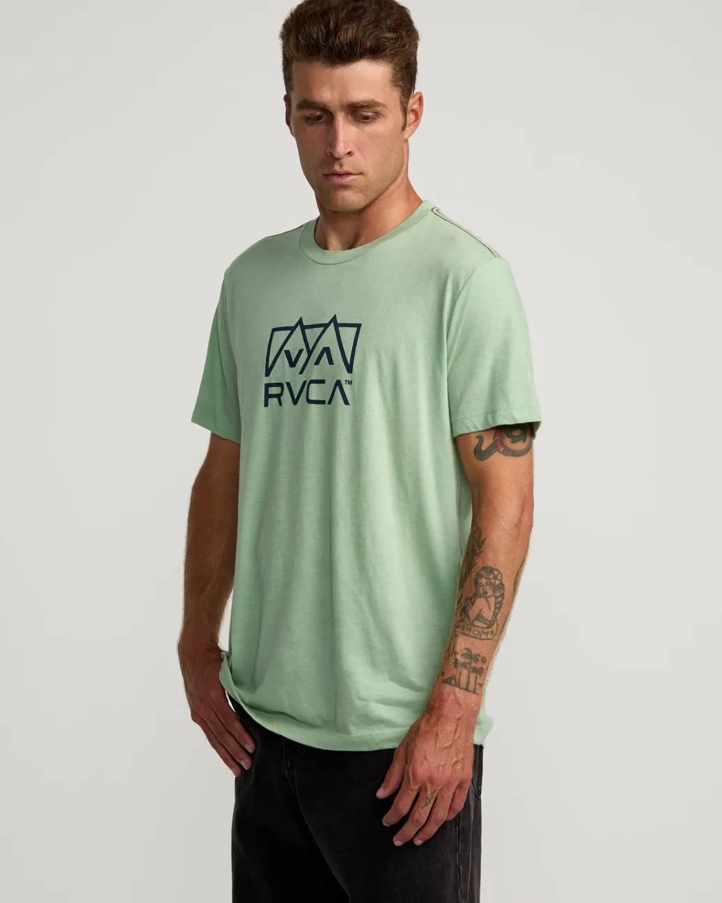 RVCA Tees / Tanks>PEAKS TEE
