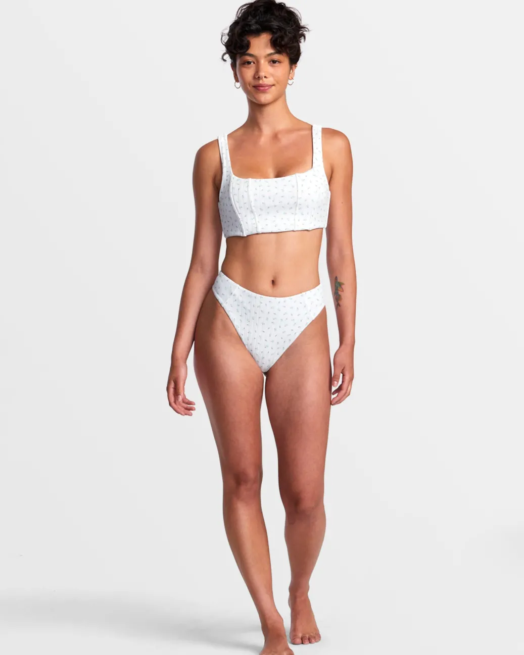 Women RVCA Bikini Tops|Bikini Tops>POINTE CORSET BIKINI TOP