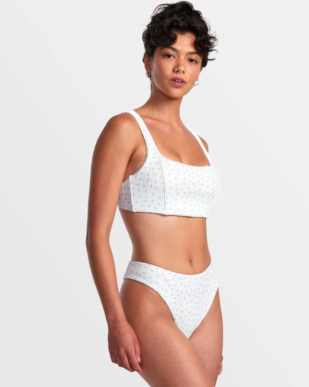 Women RVCA Bikini Tops|Bikini Tops>POINTE CORSET BIKINI TOP