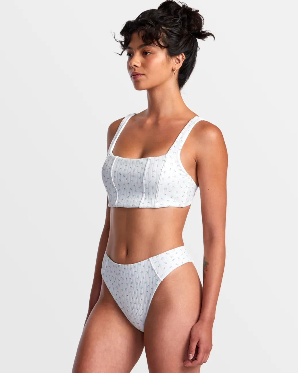 Women RVCA Bikini Tops|Bikini Tops>POINTE CORSET BIKINI TOP