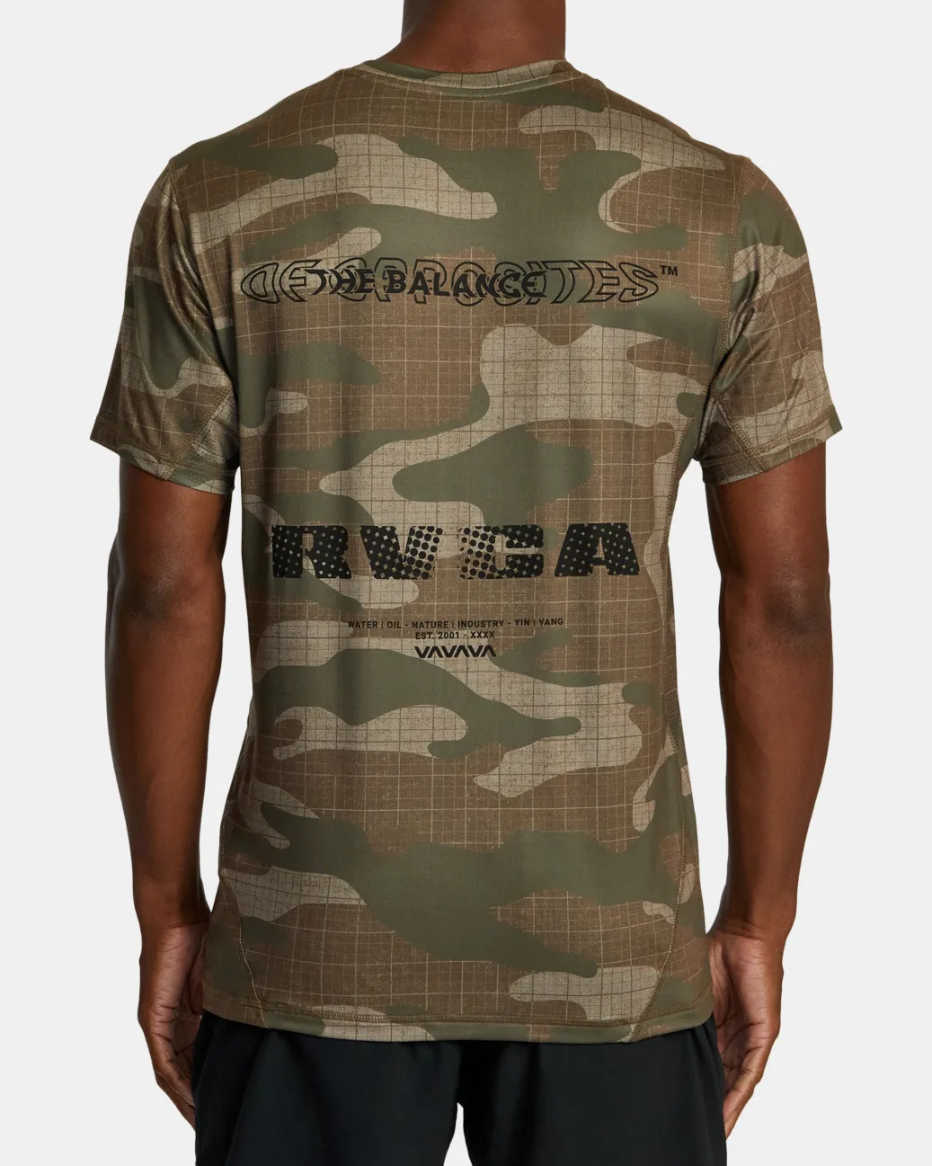 RVCA Workout Shirts|Tees / Tanks>RADIATE SPORT VENT TEE