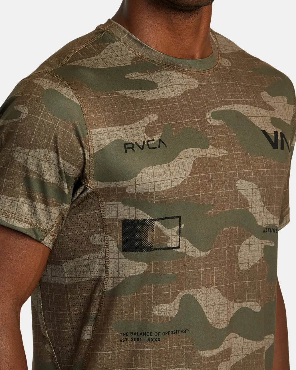 RVCA Workout Shirts|Tees / Tanks>RADIATE SPORT VENT TEE