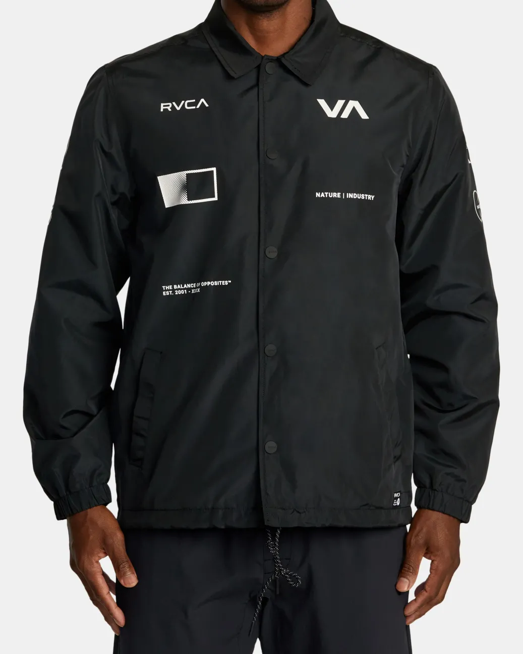 RVCA Jackets>RADIATE WINDBREAKER COACHES JACKET