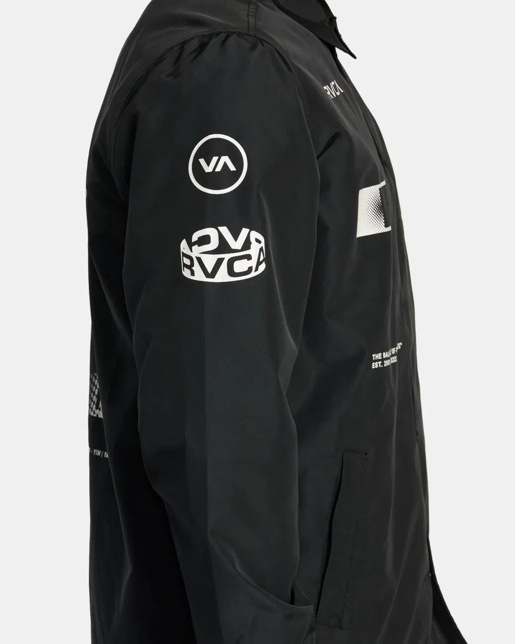 RVCA Jackets>RADIATE WINDBREAKER COACHES JACKET
