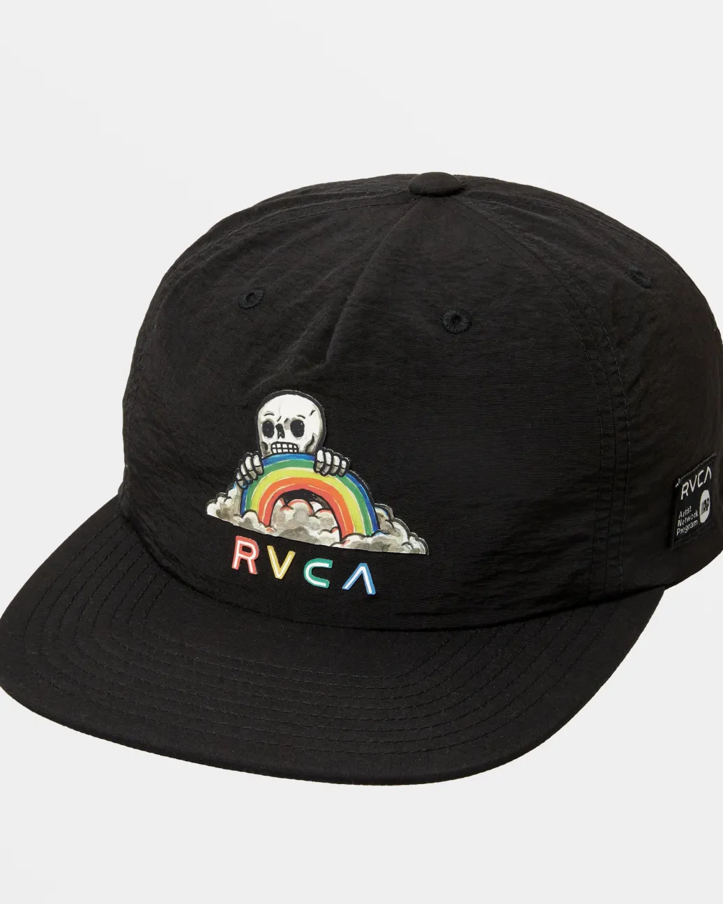 RVCA Hats / Beanies>RAINBOW SKULL SNAPBACK HAT