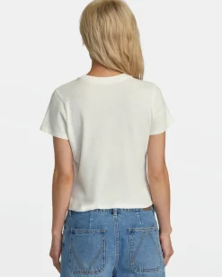 Women RVCA Tees / Tanks>RAINBOW SKULL TEE