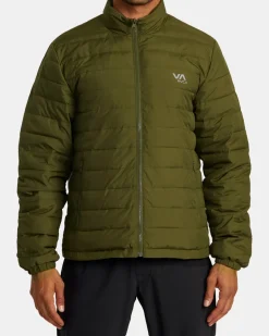 RVCA Workout Jackets|Jackets>REVERSIBLE PUFFER JACKET