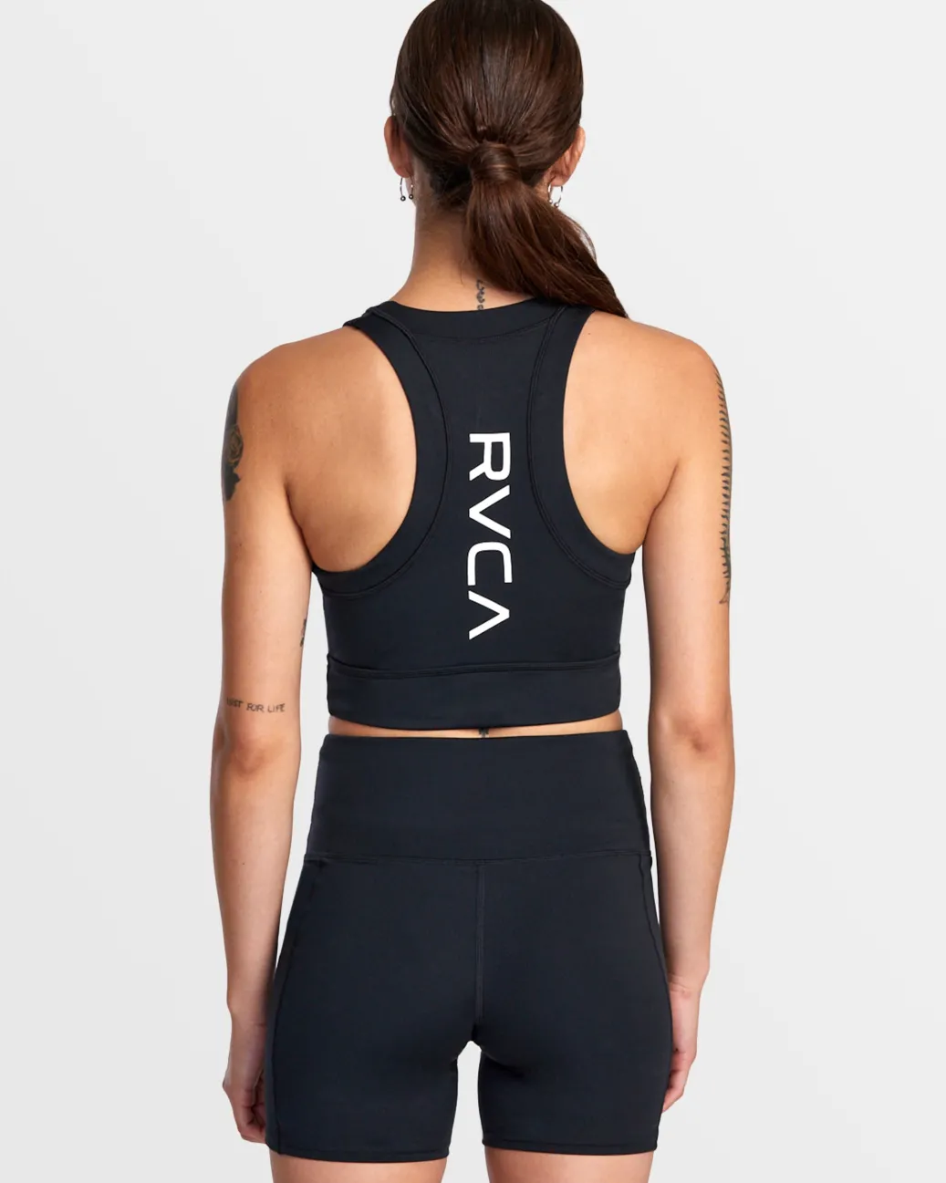 Women RVCA Workout Tops|Sport Bras>RIBBED FITTED TANK TOP