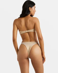 Women RVCA Bikini Bottoms|Bikini Bottoms>RIPPLE AND TWIST SKIMPY COVERAGE BIKINI BOTTOMS