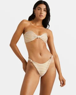 Women RVCA Bikini Bottoms|Bikini Bottoms>RIPPLE AND TWIST SKIMPY COVERAGE BIKINI BOTTOMS