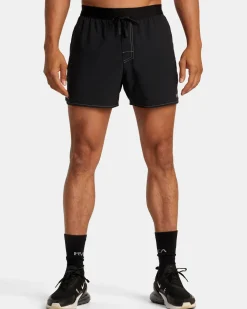 RVCA Shorts / Hybrids>RUNNER 14" ELASTIC WAIST SHORTS
