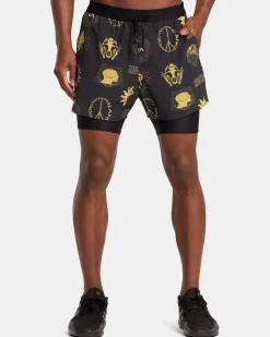 RVCA Shorts / Hybrids>RUNNER 2-IN-1 SHORTS