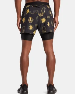 RVCA Shorts / Hybrids>RUNNER 2-IN-1 SHORTS