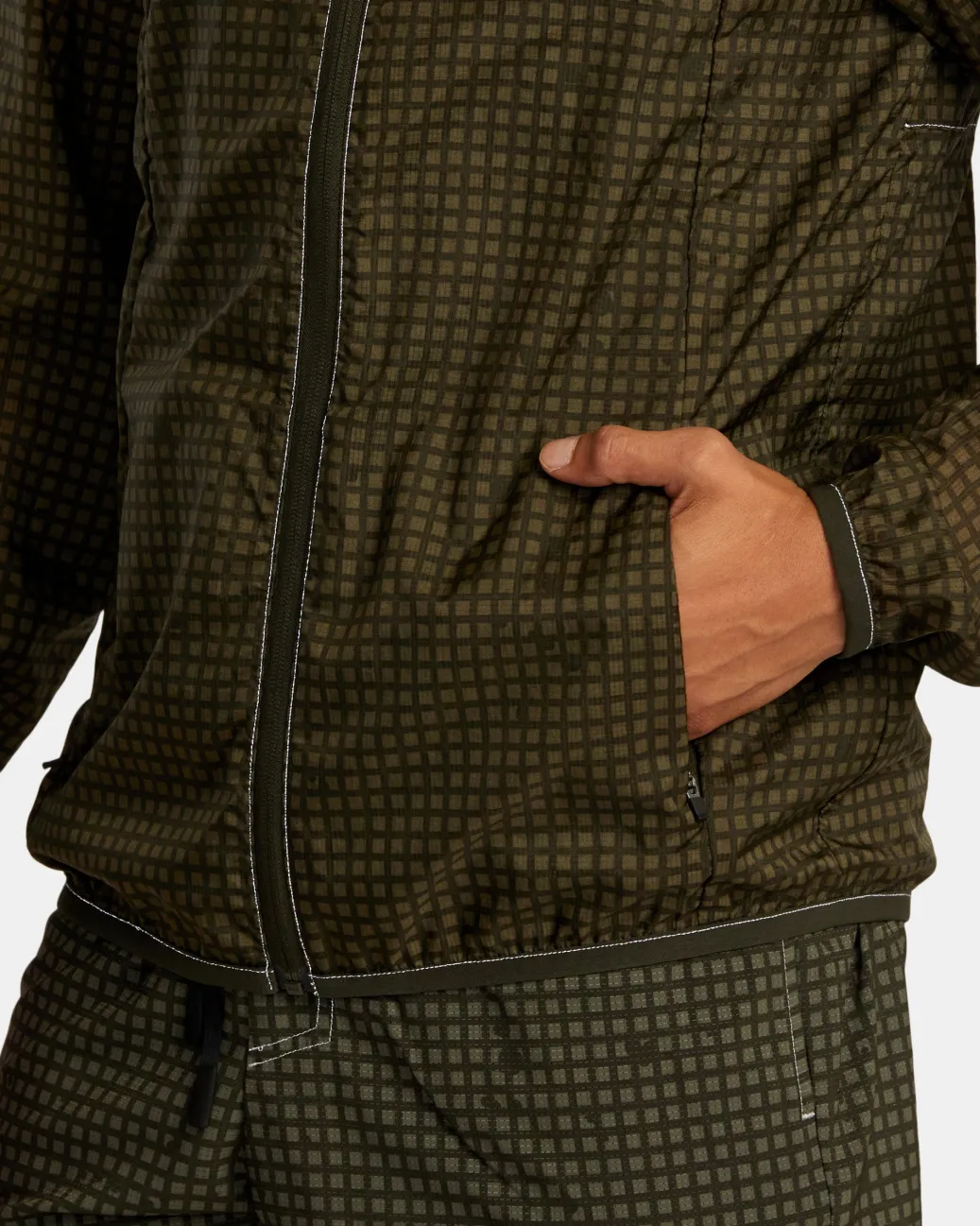 RVCA Jackets>RUNNER LIGHTWEIGHT TRAINING JACKET