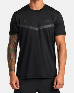 RVCA Workout Shirts|Tees / Tanks>RUNNER TECHNICAL SHORT SLEEVE TOP