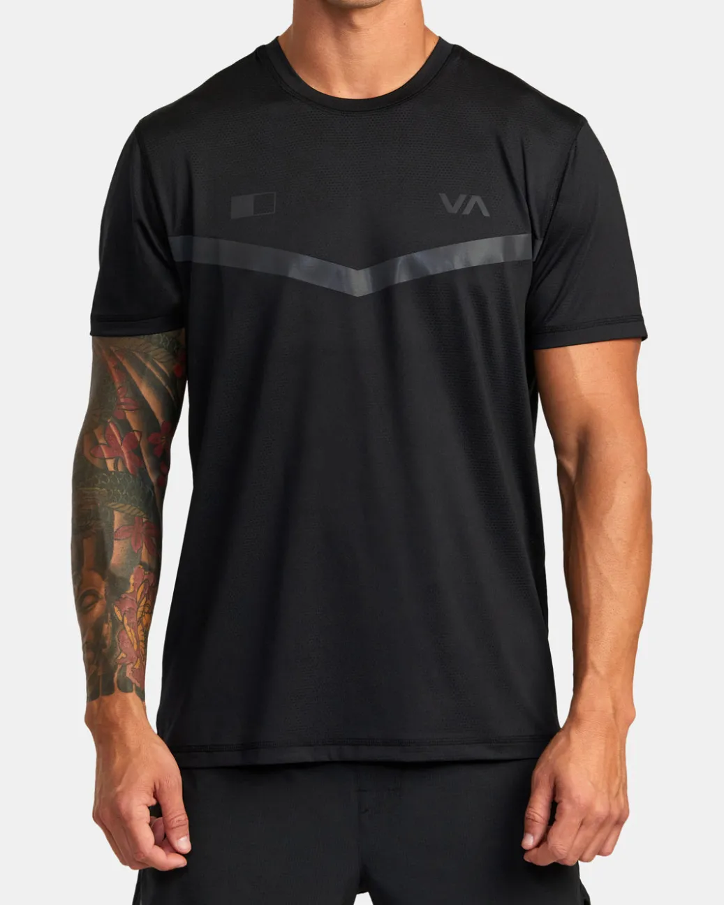 RVCA Workout Shirts|Tees / Tanks>RUNNER TECHNICAL SHORT SLEEVE TOP