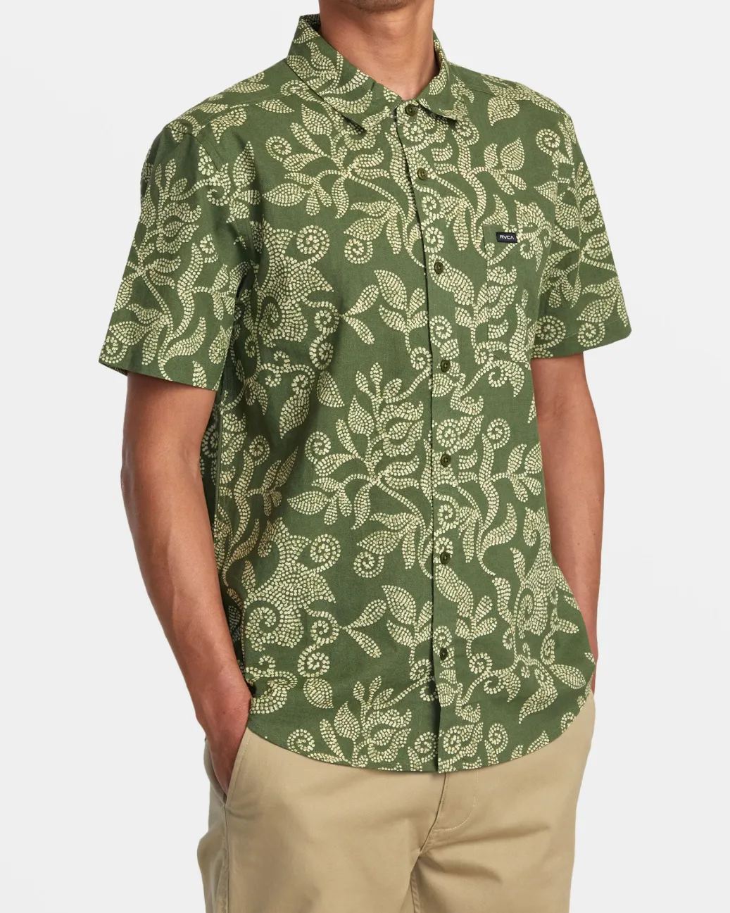 RVCA Shirts / Flannels>RVGAZI SHORT SLEEVE SHIRT