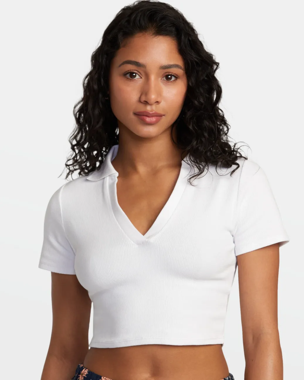 Women RVCA Tops>SELECTS CHASE POLO KNIT