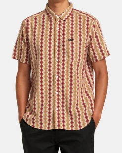 RVCA Shirts / Flannels>SHIMA GAUZE SHORT SLEEVE SHIRT
